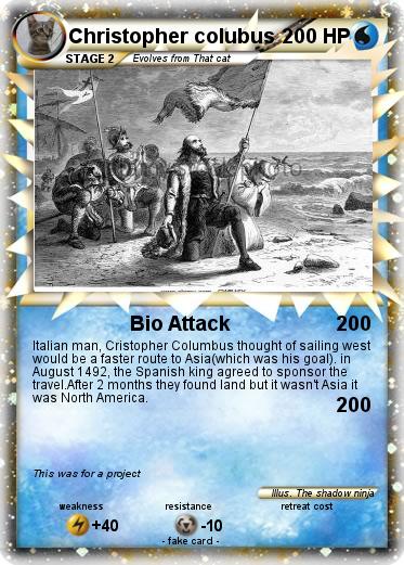 Pokemon Christopher colubus