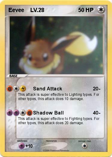 Pokemon Eevee    LV.28