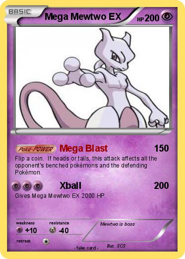 Pokemon Mega Mewtwo EX