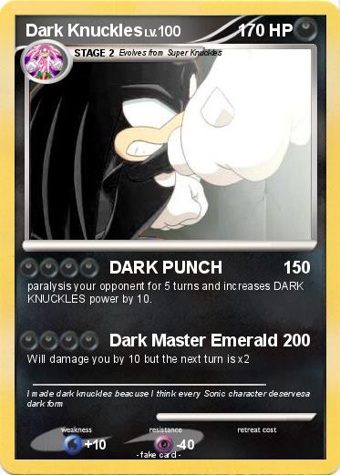 Pokemon Dark Knuckles