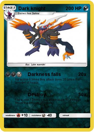 Pokemon Dark knight