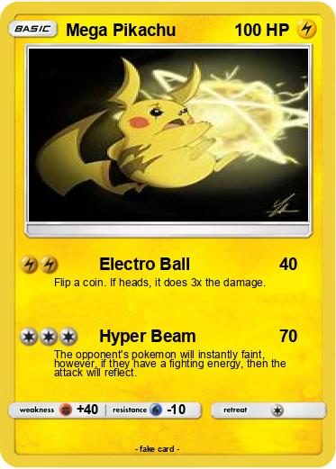 Pokemon Mega Pikachu