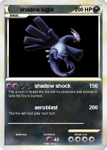 Pokemon shadow lugia