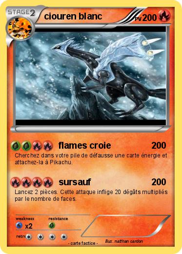 Pokemon ciouren blanc
