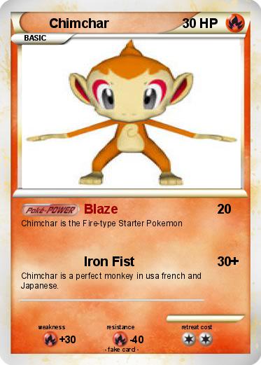 Pokemon Chimchar