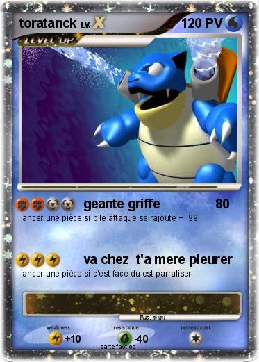 Pokemon toratanck