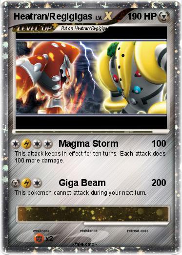 Pokemon Heatran/Regigigas