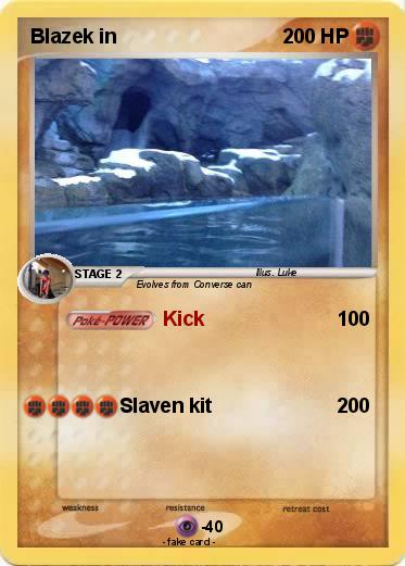 Pokemon Blazek in