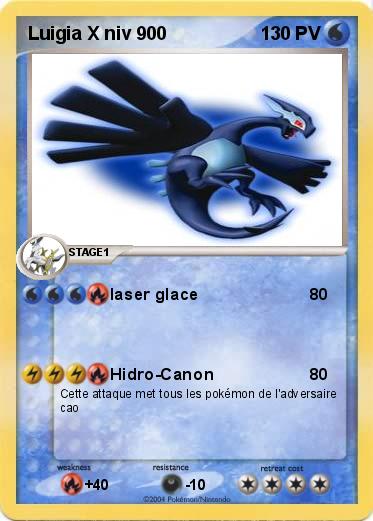 Pokemon Luigia X niv 900