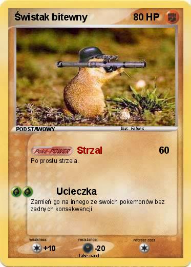 Pokemon Świstak bitewny