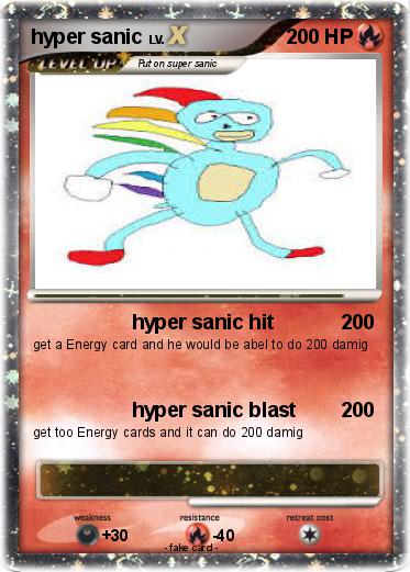 Pokemon hyper sanic