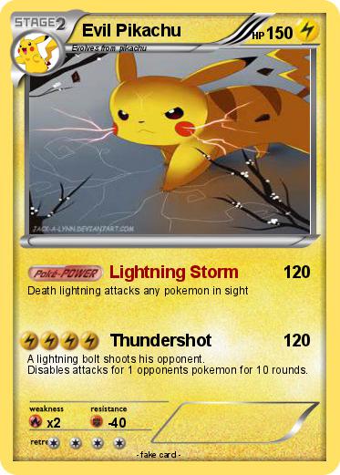 Pokemon Evil Pikachu