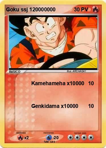 Pokemon Goku ssj 120000000
