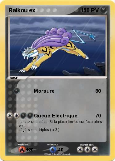 Pokemon Raikou ex