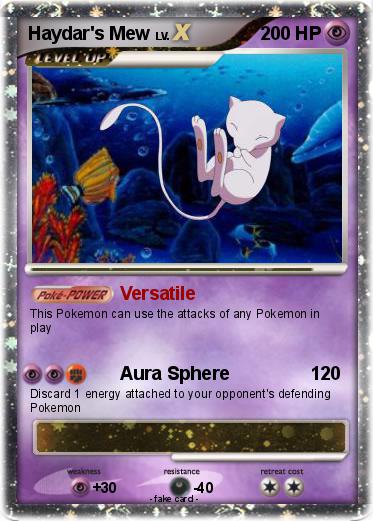 Pokemon Haydar's Mew