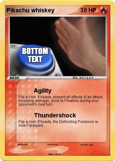 Pokemon Pikachu whiskey