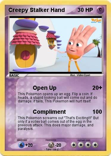 Pokemon Creepy Stalker Hand