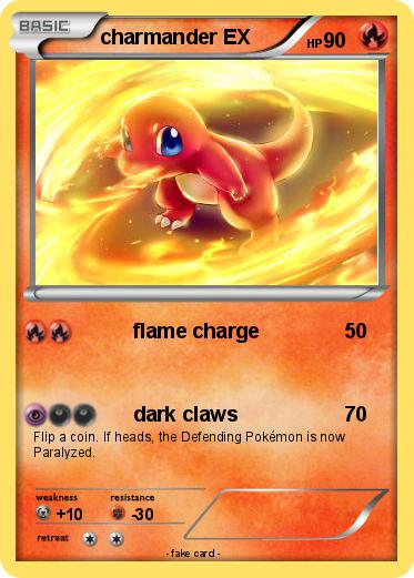 Pokemon charmander EX