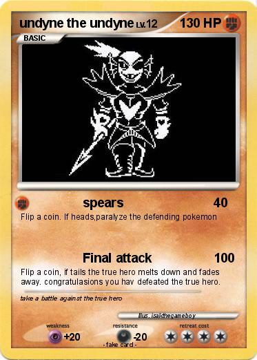 Pokemon undyne the undyne