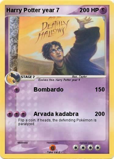 Pokemon Harry Potter year 7