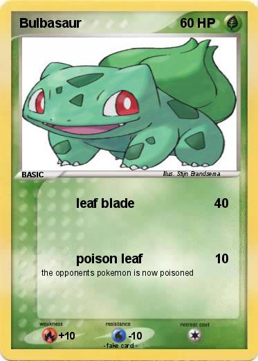 Pokemon Bulbasaur