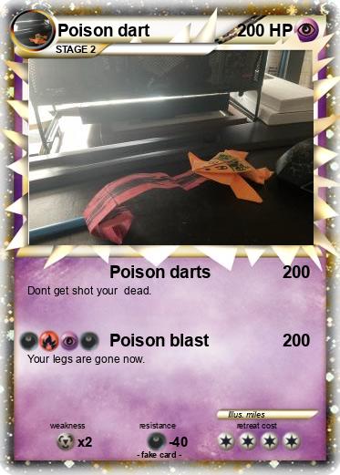 Pokemon Poison dart