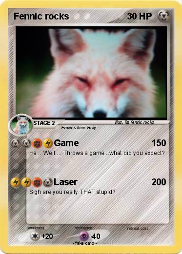 Pokemon Fennic rocks