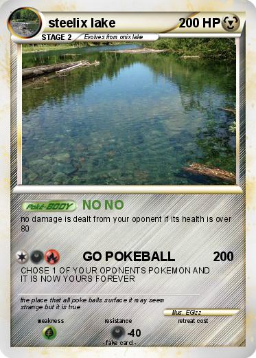 Pokemon steelix lake