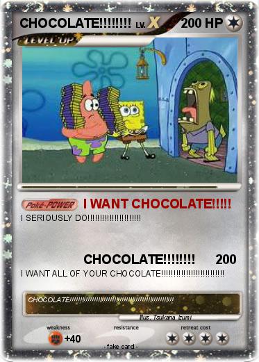 Pokemon CHOCOLATE!!!!!!!!