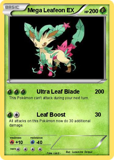Pokemon Mega Leafeon EX
