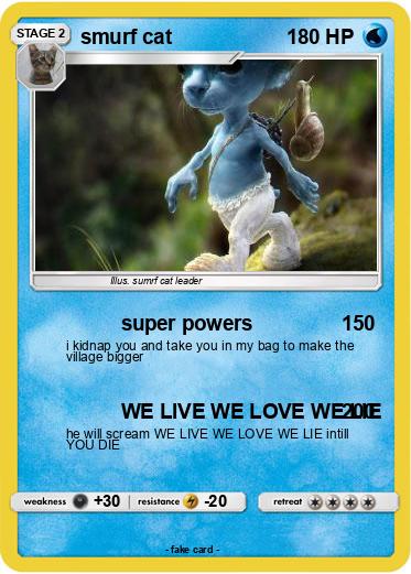 Pokemon smurf cat