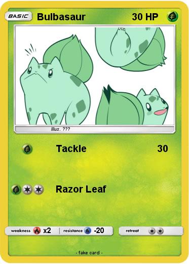 Pokemon Bulbasaur