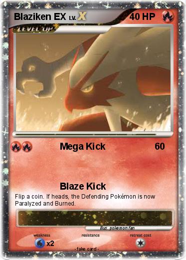 Pokemon Blaziken EX
