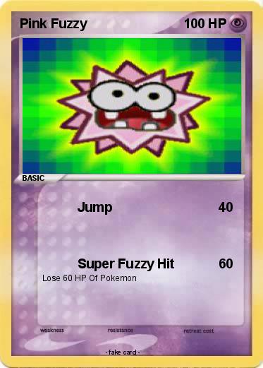 Pokemon Pink Fuzzy