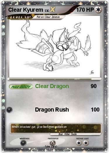 Pokemon Clear Kyurem