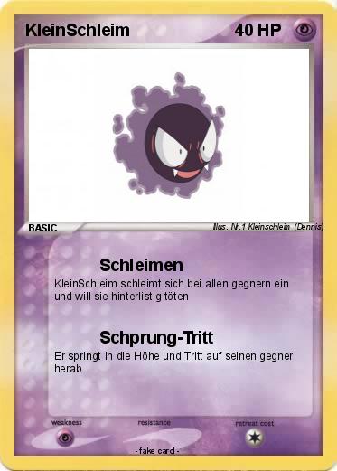Pokemon KleinSchleim
