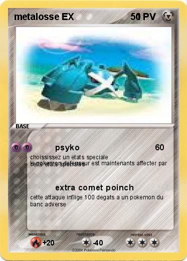 Pokemon metalosse EX                        1