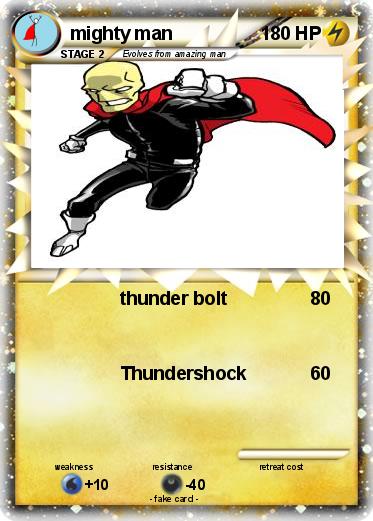 Pokemon mighty man