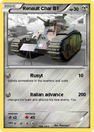 Pokemon Renault Char B1