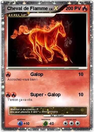 Pokemon Cheval de Flamme