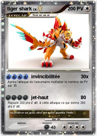 Pokemon tiger shark