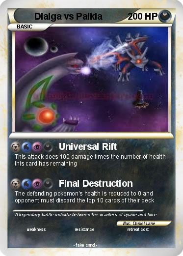 Pokemon Dialga vs Palkia