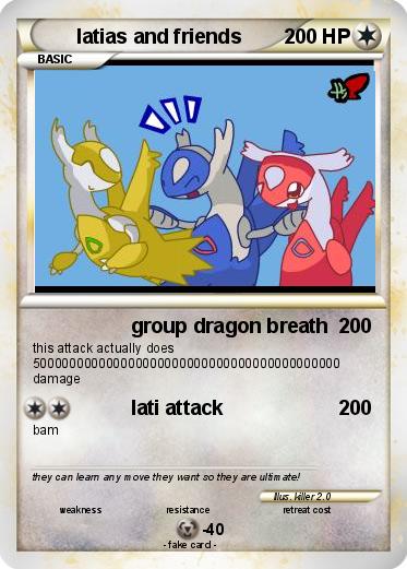 Pokemon latias and friends