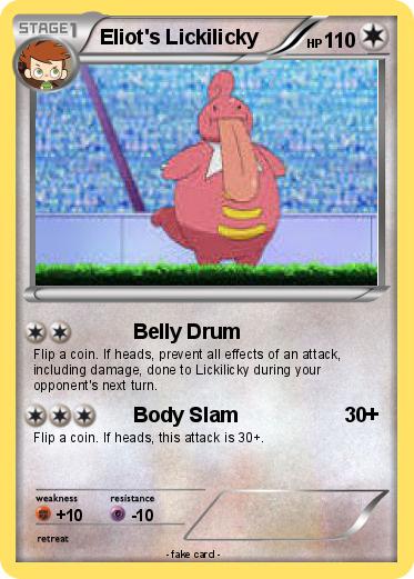 Pokemon Eliot's Lickilicky