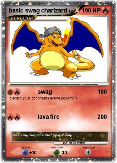 Pokemon basic swag charizard