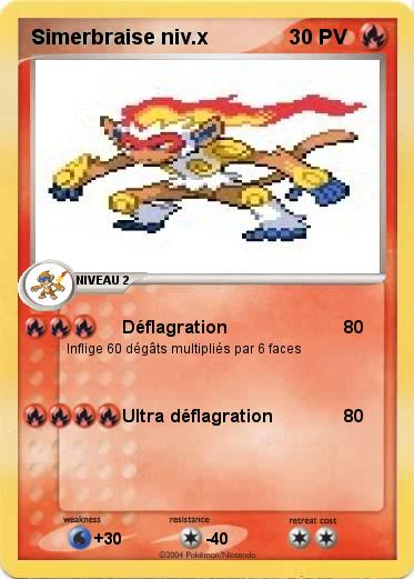 Pokemon Simerbraise niv.x