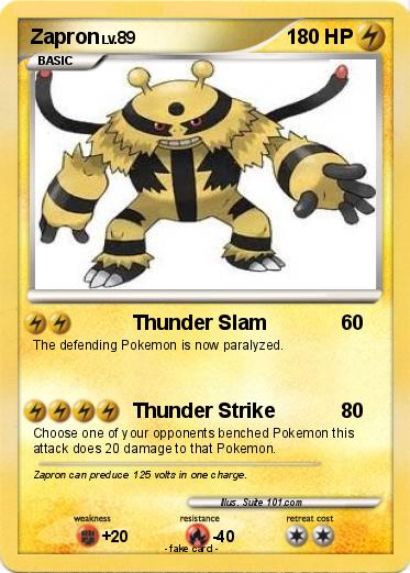Pokemon Zapron