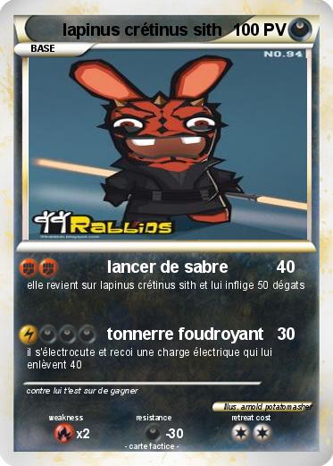 Pokemon lapinus crétinus sith