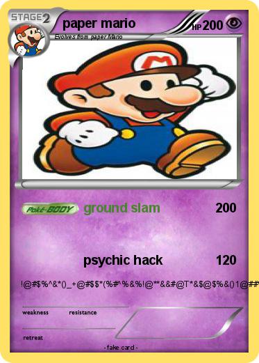 Pokemon paper mario