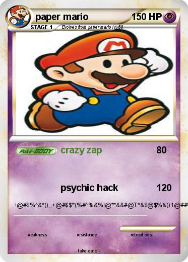 Pokemon paper mario